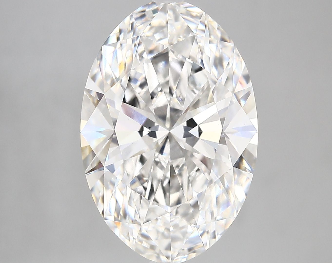 6.34 Carat E-VVS2 Oval Lab Diamond