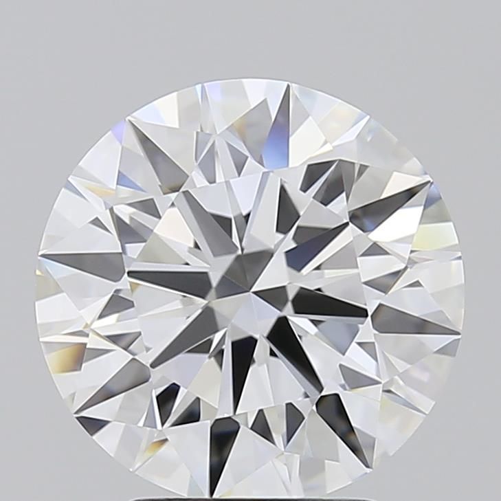 2.92 Carat D-IF Round Lab Diamond