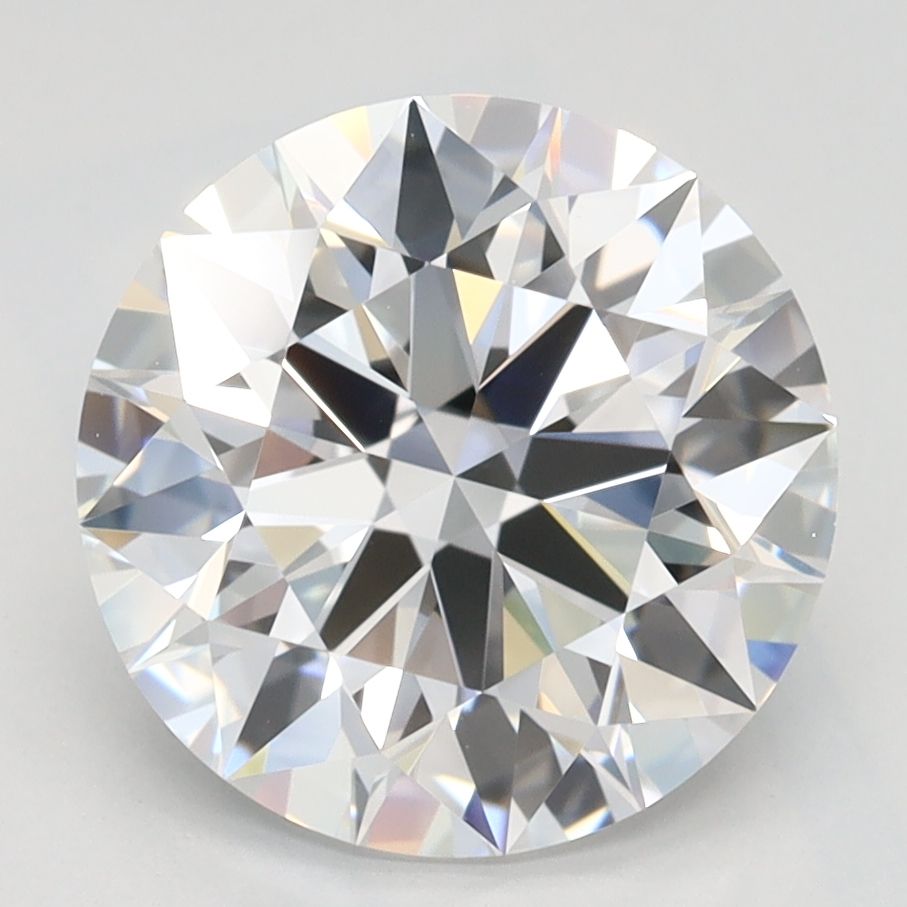 2.81 Carat D-IF Round Lab Diamond