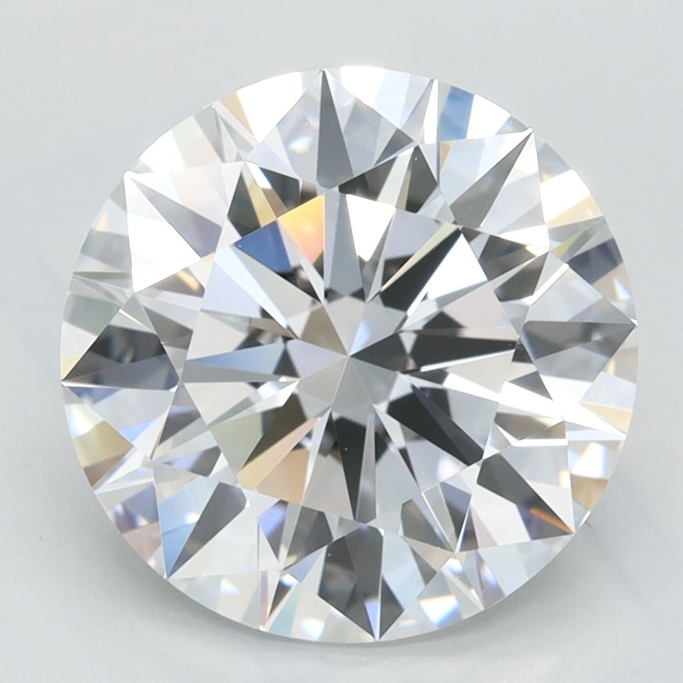 3.22 Carat D-IF Round Lab Diamond