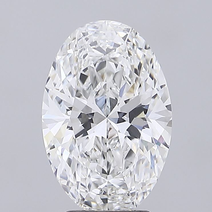 3.79 Carat E-VVS1 Oval Lab Diamond
