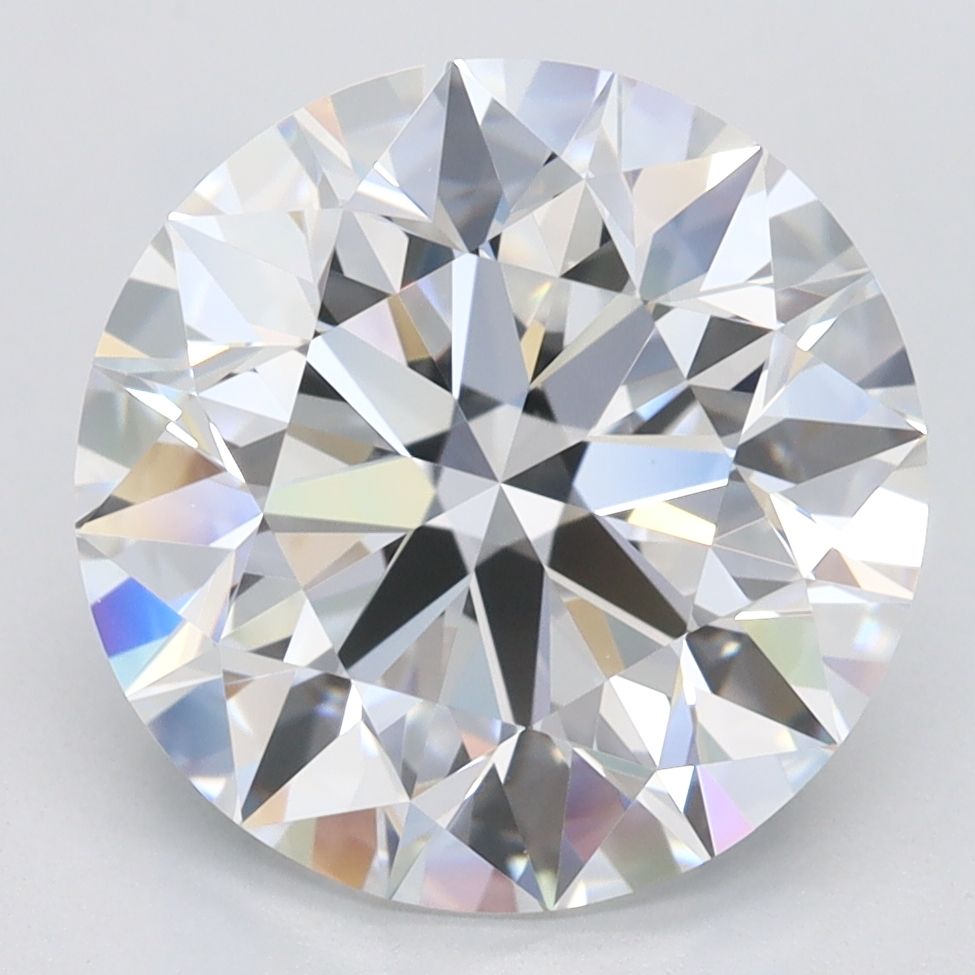 4.00 Carat D-IF Round Lab Diamond