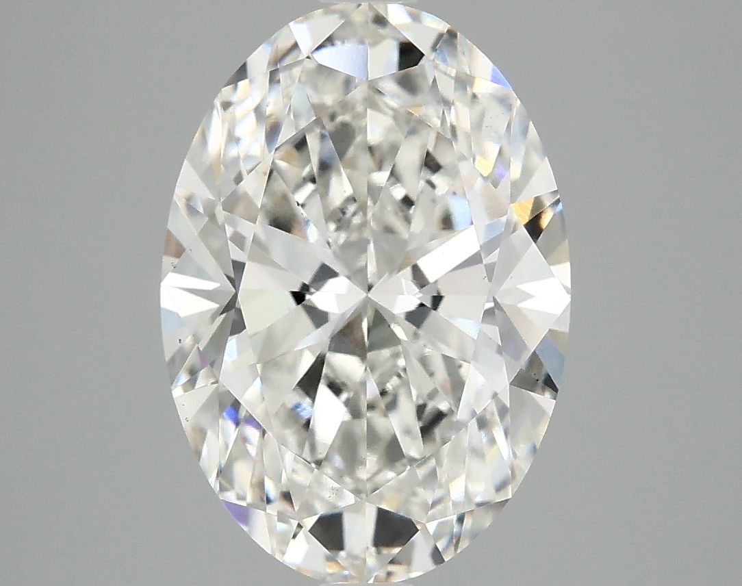 3.94 Carat G-VS2 Oval Lab Diamond