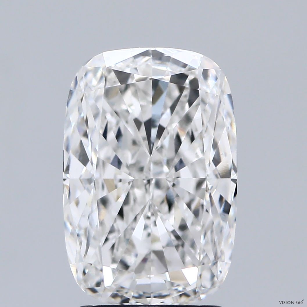 2.82 Carat F-VVS2 Cushion Lab Diamond