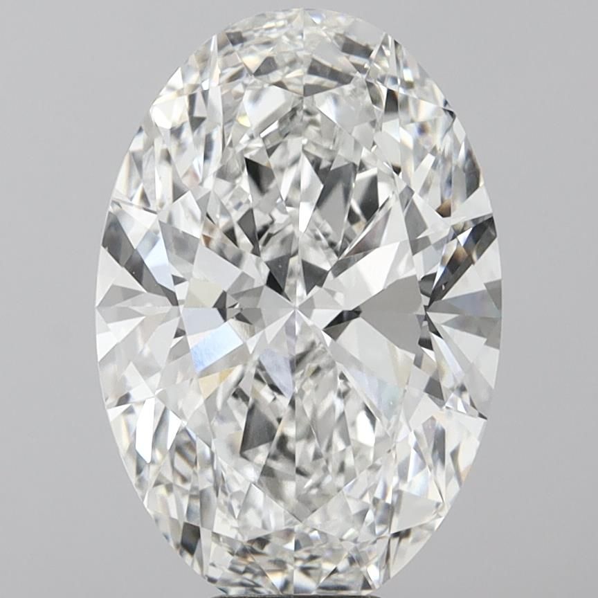 10.10 Carat F-VVS2 Oval Lab Diamond