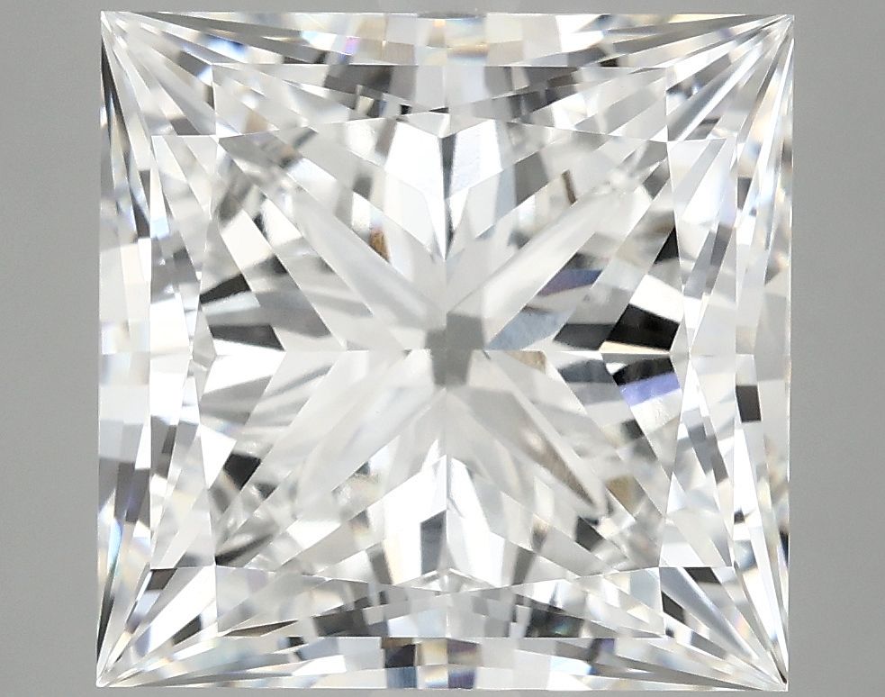 7.88 Carat F-VVS2 Princess Lab Diamond