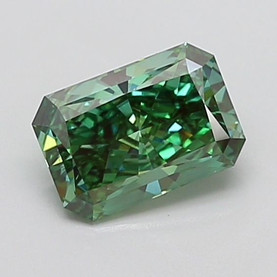 2.00 Carat Radiant Cut Fancy Green