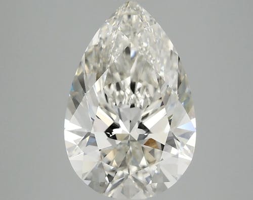 4.03 Carat G-VVS2 Pear Lab Diamond