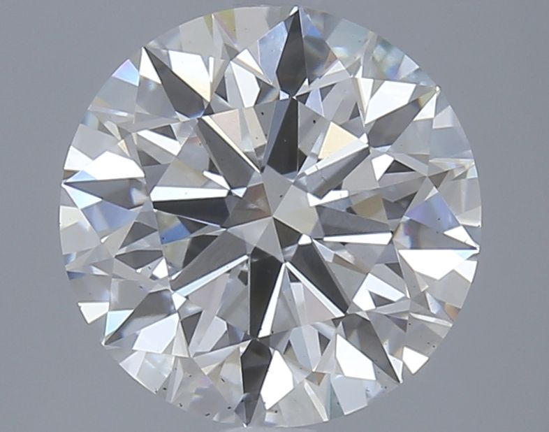 3.77 Carat F-VS2 Round Lab Diamond
