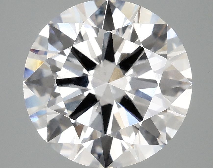 3.96 Carat F-VS2 Round Lab Diamond