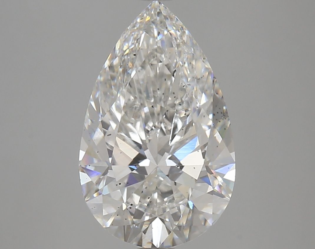 4.02 Carat F-SI1 Pear Lab Diamond