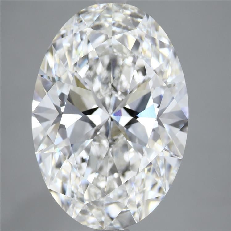 6.58 Carat E-VVS2 Oval Lab Diamond