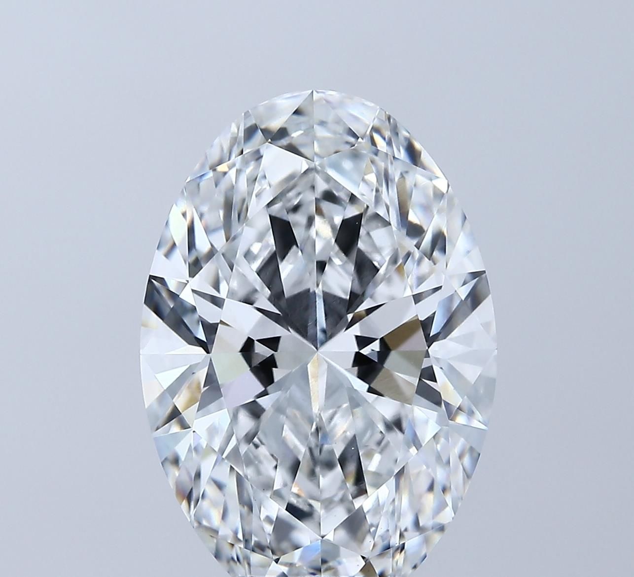 7.07 Carat D-VVS2 Oval Lab Diamond
