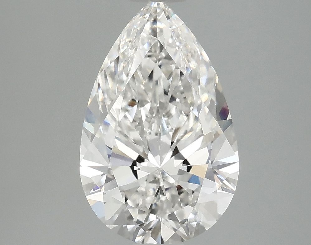 2.50 Carat F-VVS2 Pear Lab Diamond