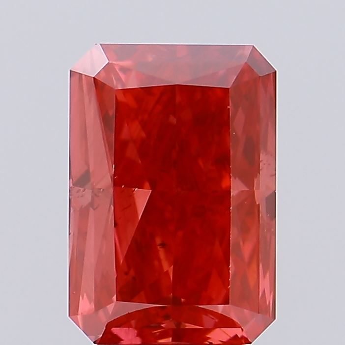 3.00 Carat Radiant Cut Fancy Red