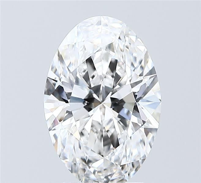 2.51 Carat D-VVS2 Oval Lab Diamond