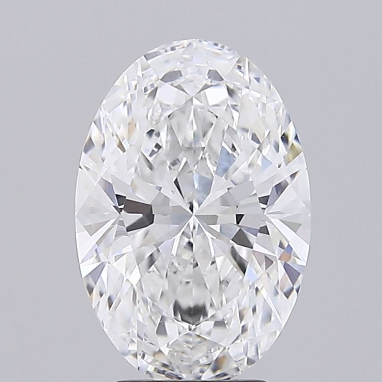 3.21 Carat D-VVS2 Oval Lab Diamond