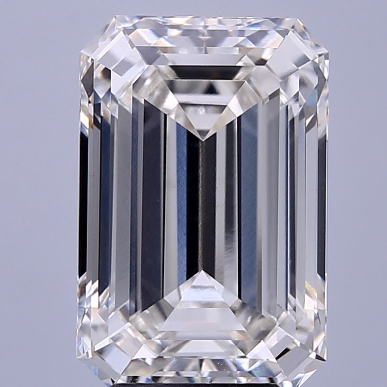 6.14 Carat F-VVS2 Emerald Lab Diamond
