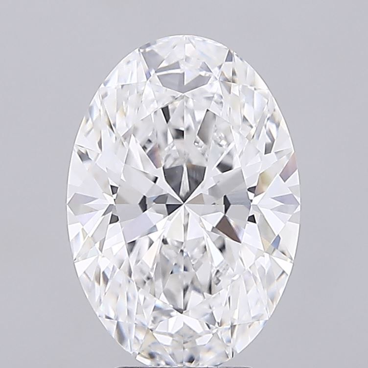 4.91 Carat E-VVS2 Oval Lab Diamond