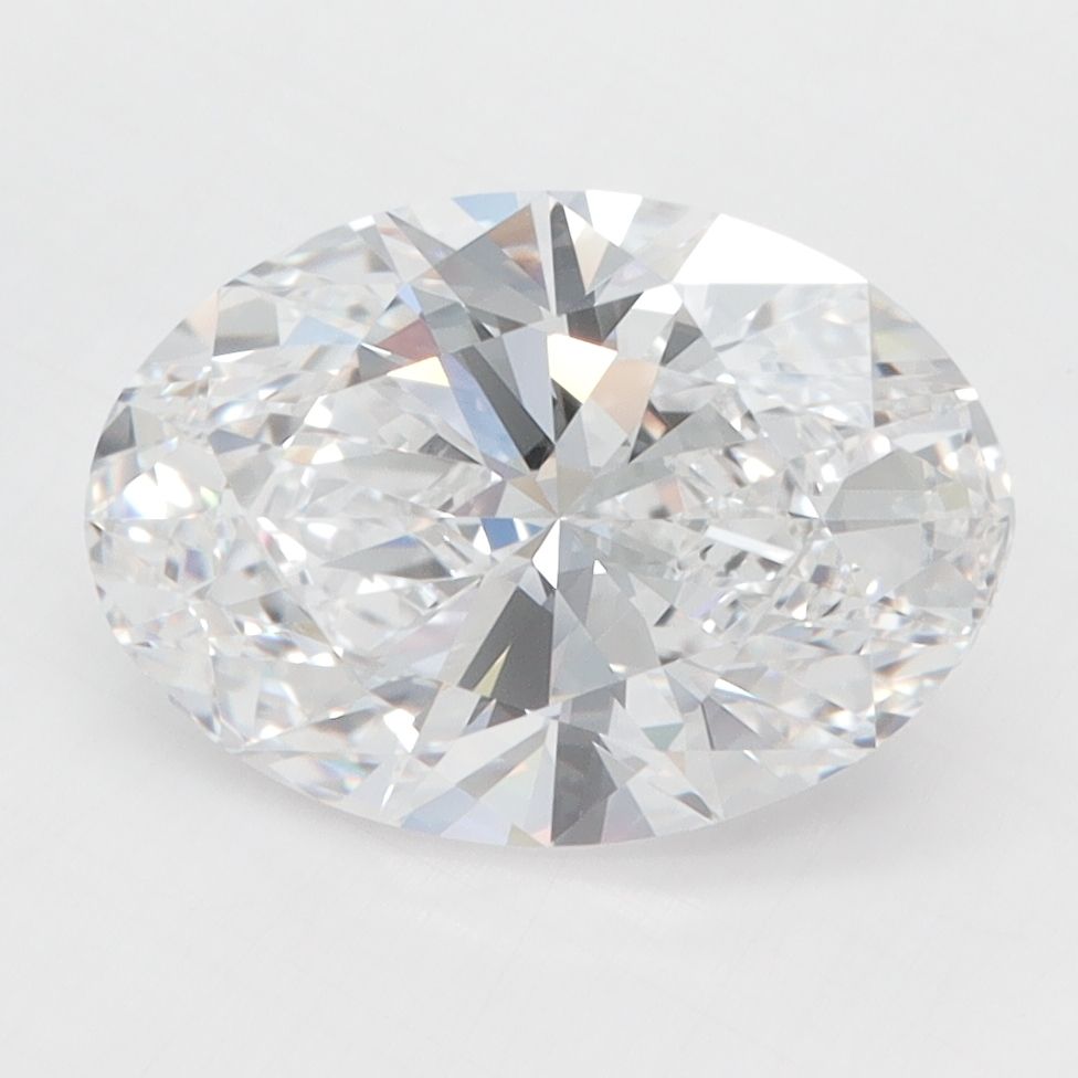 3.00 Carat D-IF Oval Lab Diamond