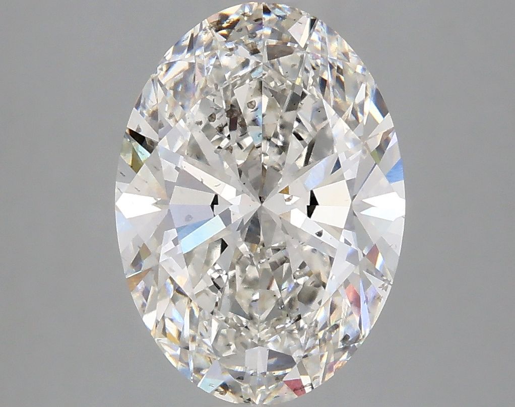 2.96 Carat G-SI1 Oval Lab Diamond