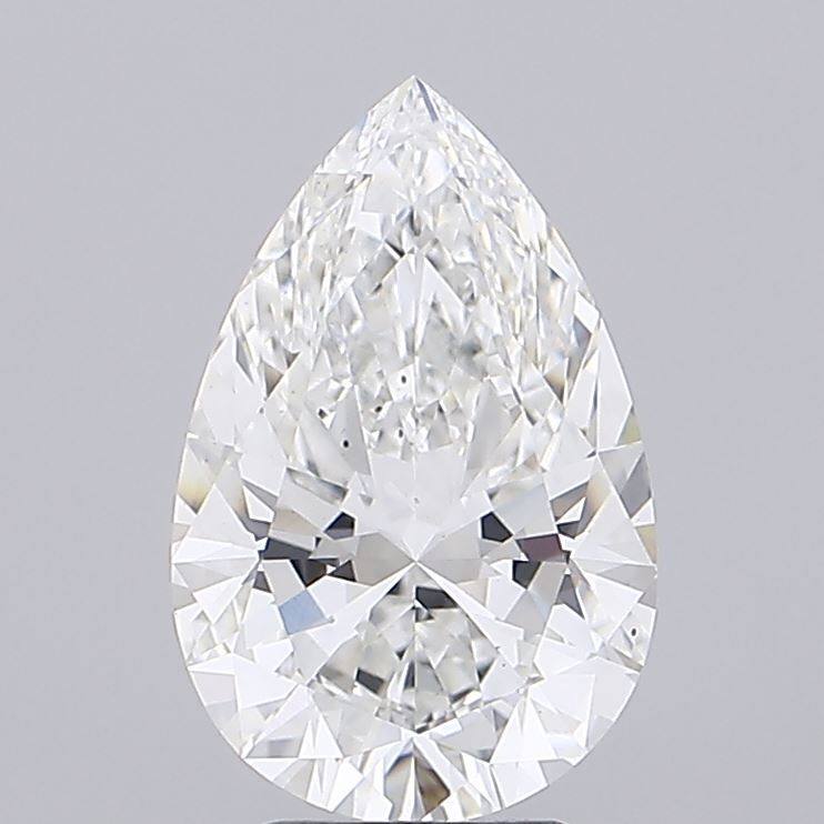 4.10 Carat F-VS2 Pear Lab Diamond
