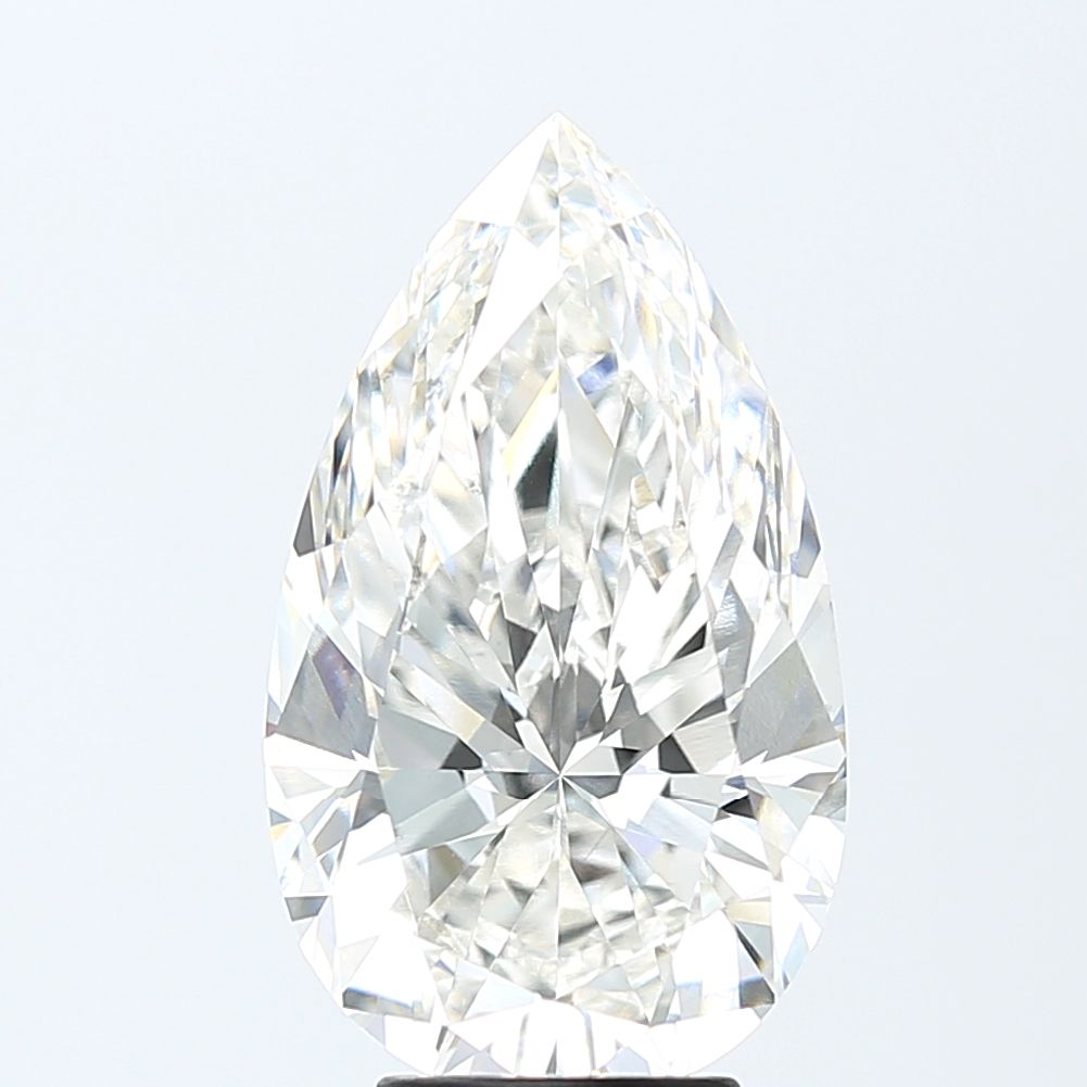 5.73 Carat G-VS1 Pear Lab Diamond