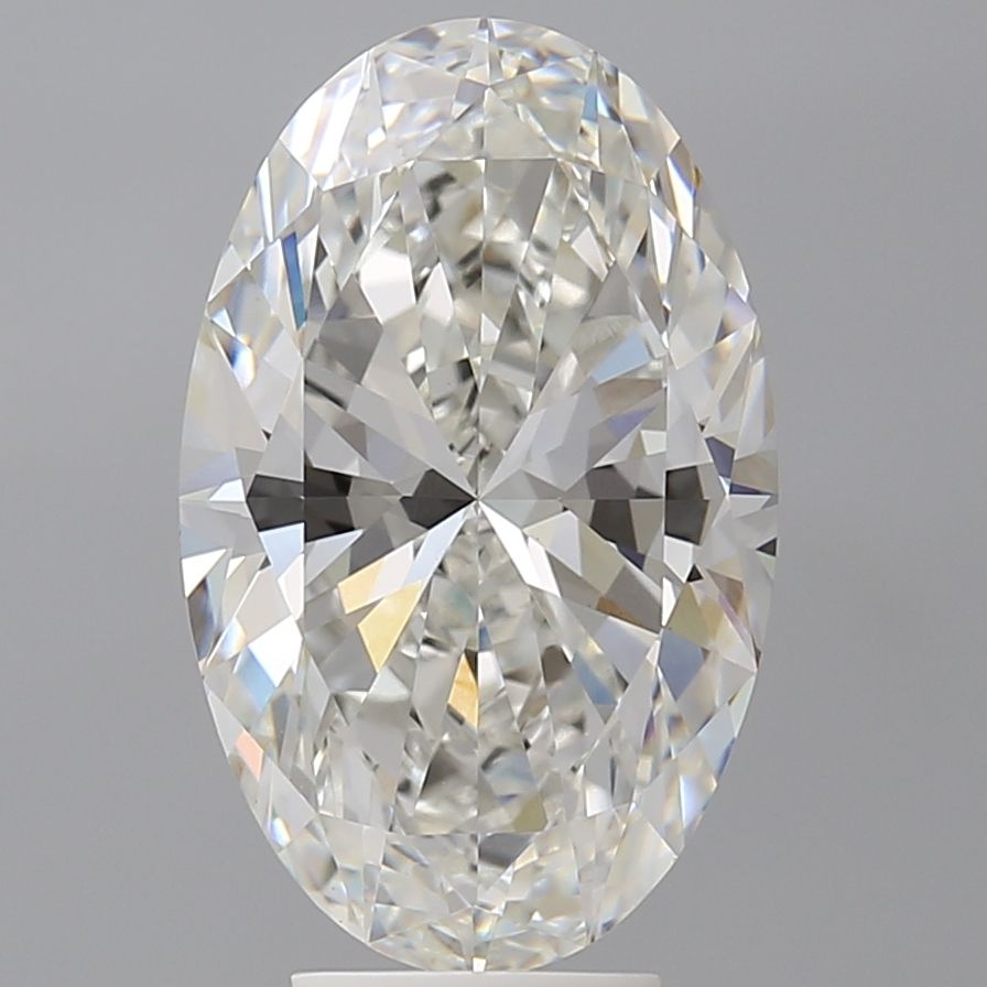 5.54 Carat G-VVS2 Oval Lab Diamond