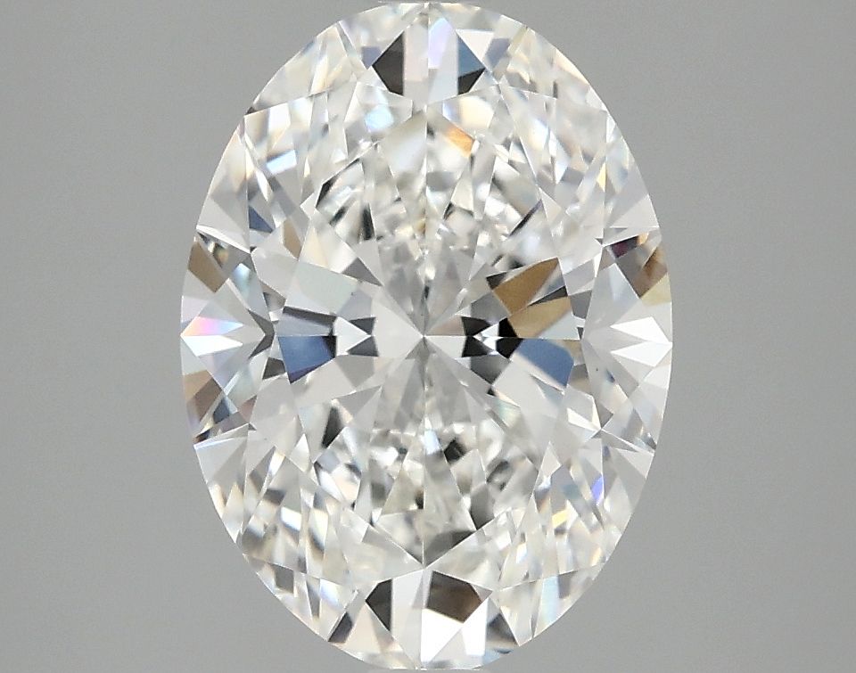 2.86 Carat F-VVS2 Oval Lab Diamond