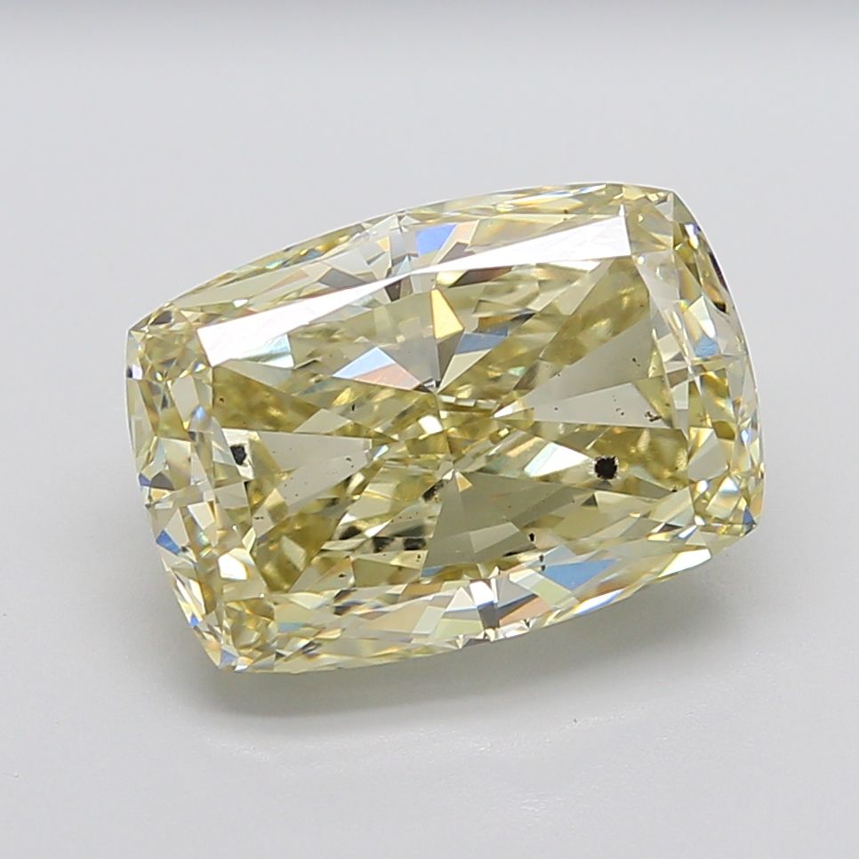 10.02 Carat Cushion Cut Fancy Yellow