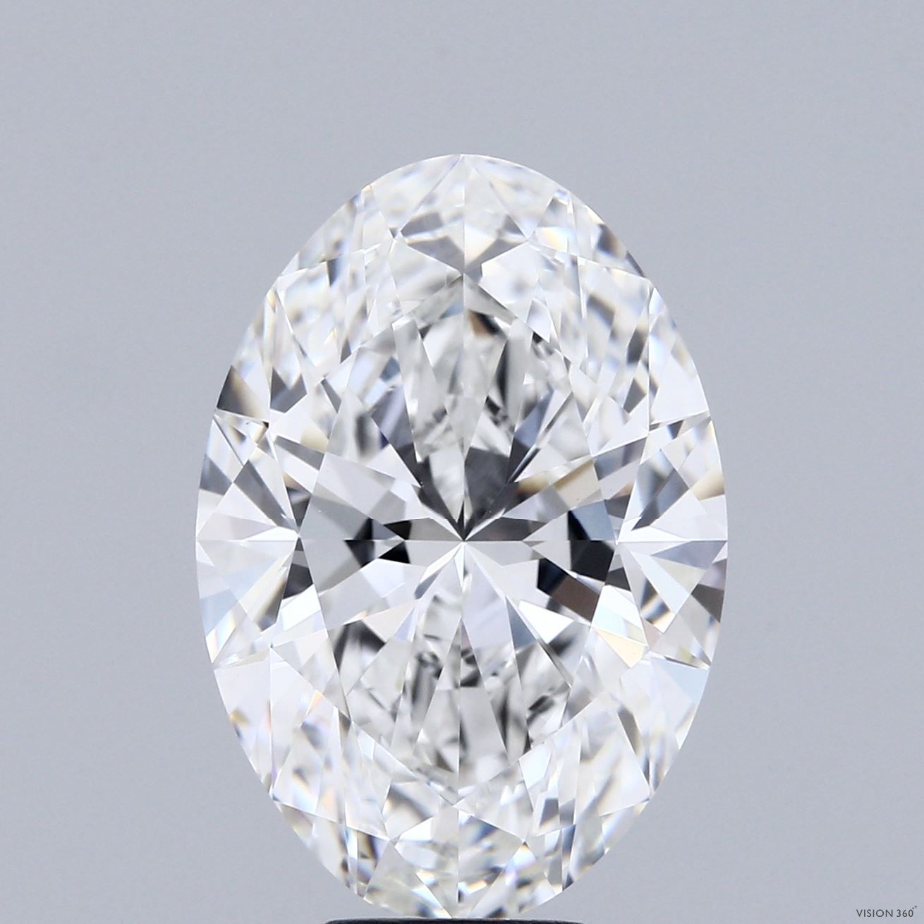 8.06 Carat F-VVS2 Oval Lab Diamond