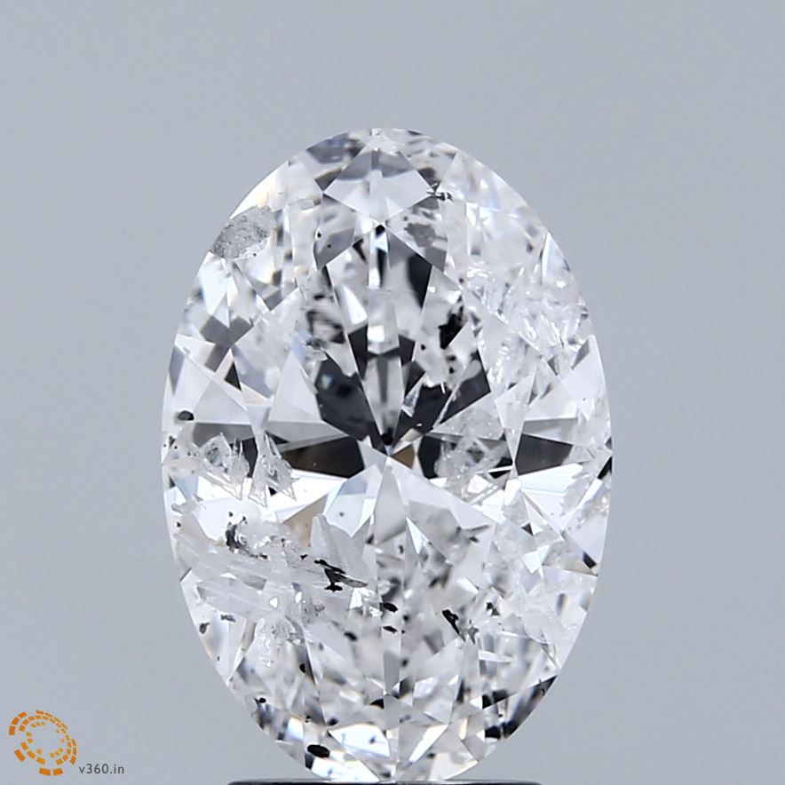 3.03 Carat F I1 Oval Diamond
