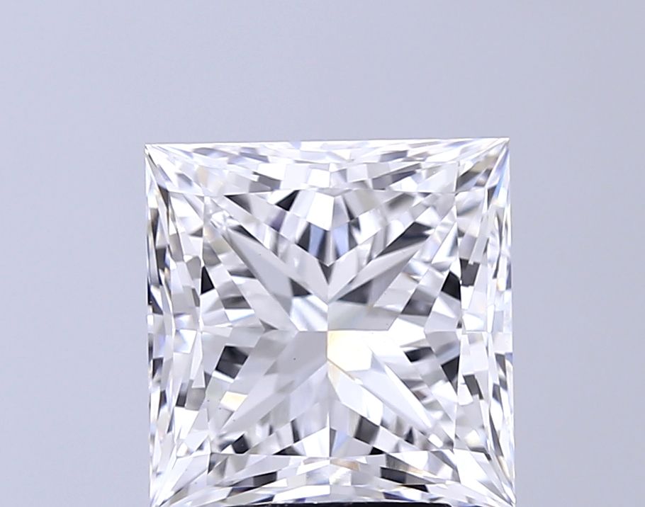 5.06 Carat D-VVS2 Princess Lab Diamond