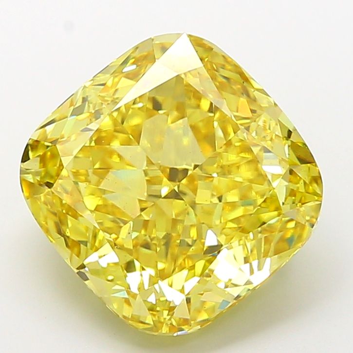 10.06 Carat Cushion Cut Fancy Yellow