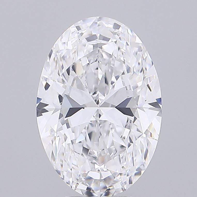 6.03 Carat D-VVS2 Oval Lab Diamond