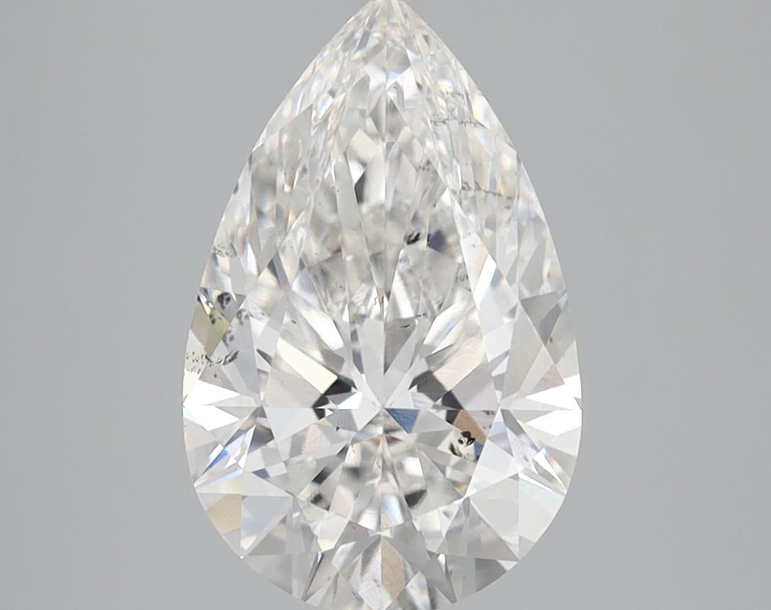 2.60 Carat F-SI1 Pear Lab Diamond