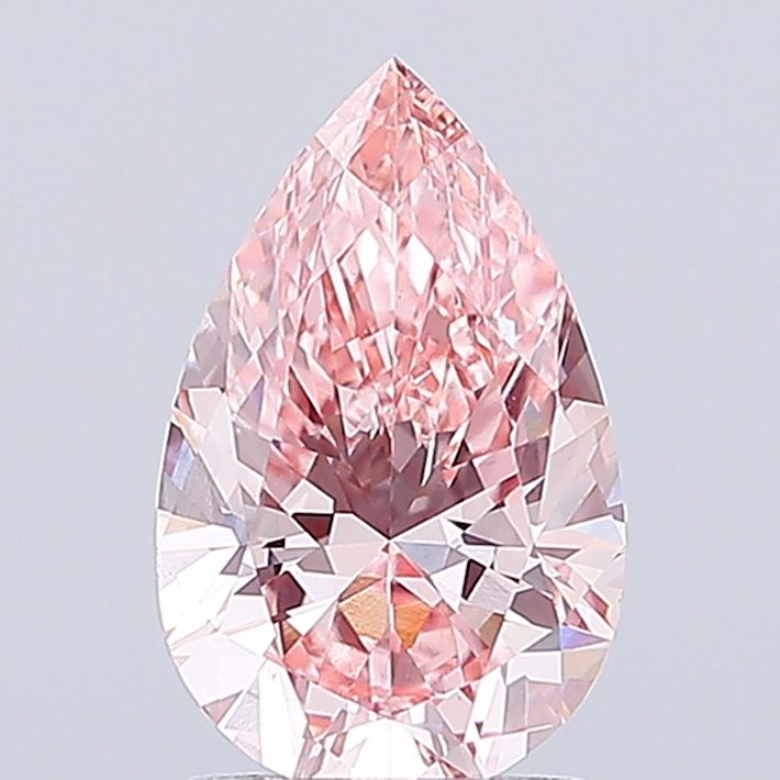 1.99 Carat Pear Cut Fancy Pink