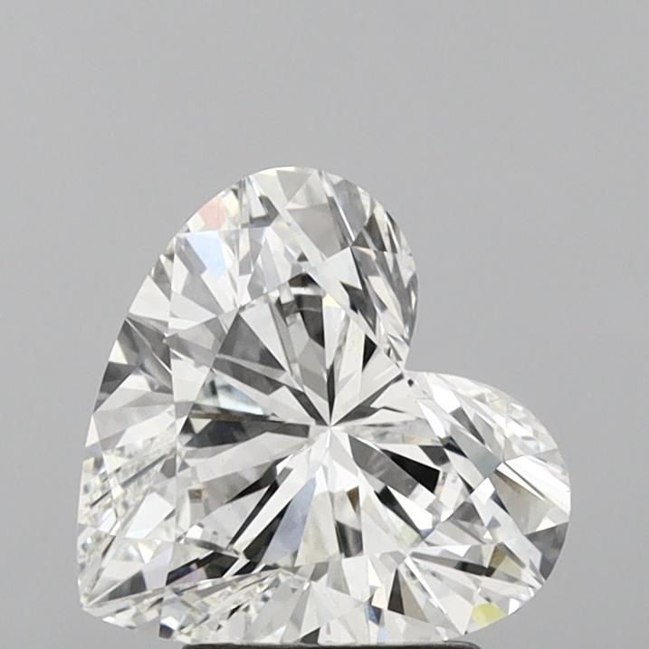 2.82 Carat F-VS1 Heart Lab Diamond