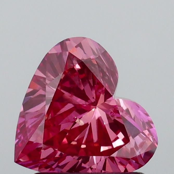 1.18 Carat Heart Cut Fancy Pink