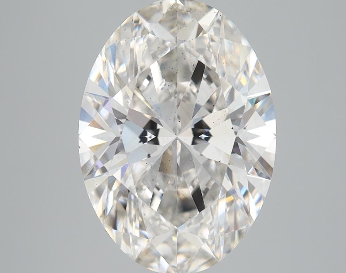 3.73 Carat G-SI1 Oval Lab Diamond