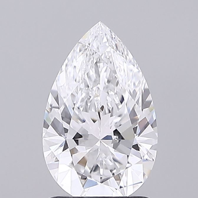 1.52 Carat D-VVS2 Pear Lab Diamond