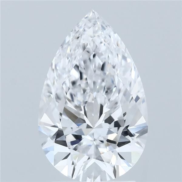 2.58 Carat D-VS1 Pear Lab Diamond