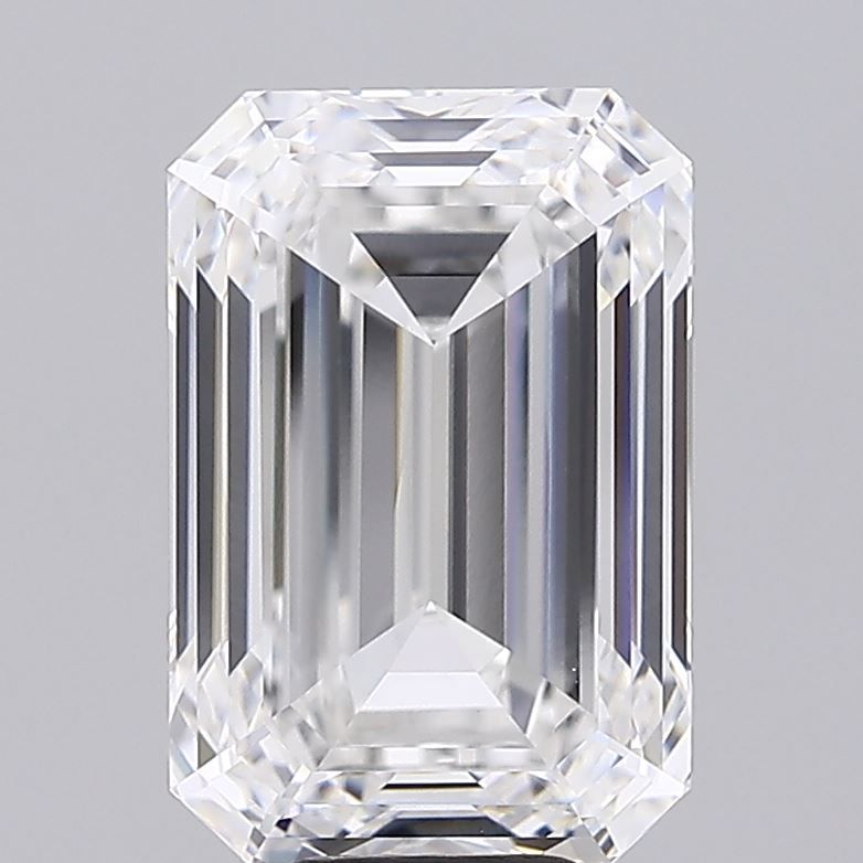 9.01 Carat F-VVS2 Emerald Lab Diamond