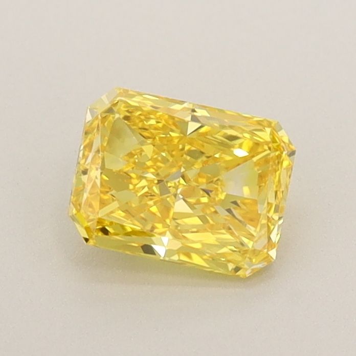 0.53 Carat Radiant Cut Fancy Yellow