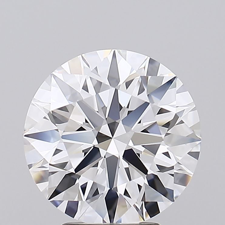 4.05 Carat D-IF Round Lab Diamond
