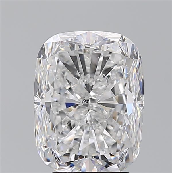 3.51 Carat D-SI2 Cushion Cut Diamond