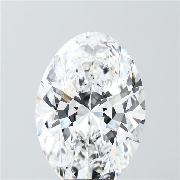 7.09 Carat E-VVS2 Oval Lab Diamond
