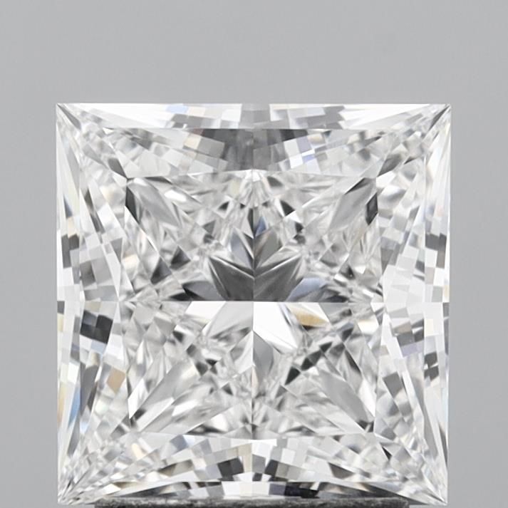 2.50 Carat E-VVS2 Princess Lab Diamond