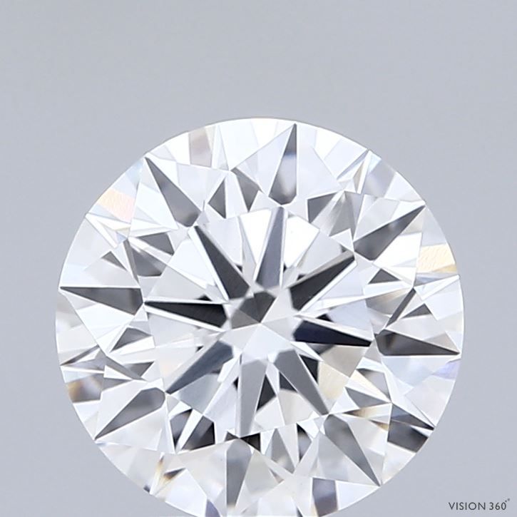 2.51 Carat D-VVS2 Round Lab Diamond