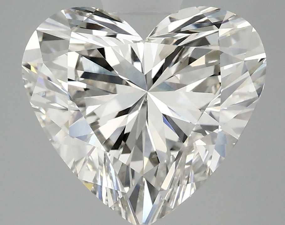 3.98 Carat H-VVS2 Heart Lab Diamond